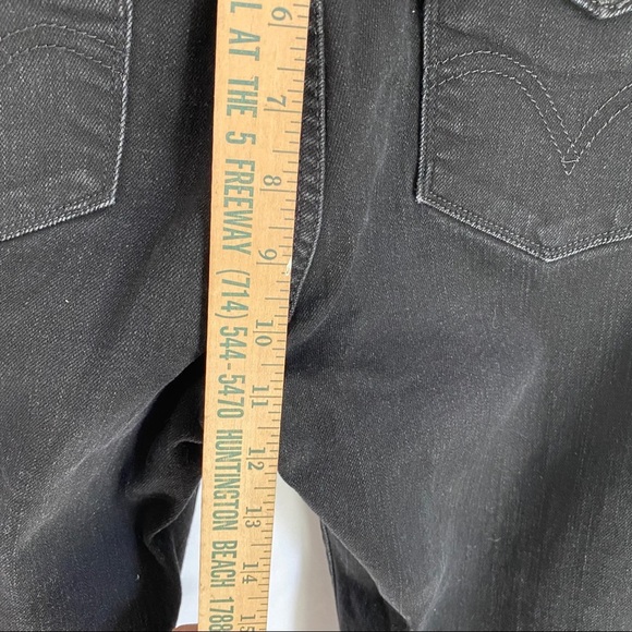 Levi’s women’s black washed jeans Sz 10M waist 30” inseam 30” - Picture 7 of 8